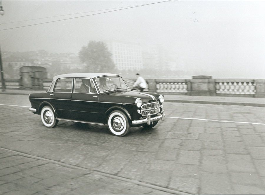 Ook voor de eigenaar van-bijvoorbeeld- deze Fiat 1200 GranLuce is een milde oplossing denkbaar.

Foto: www.fiatpress.nl